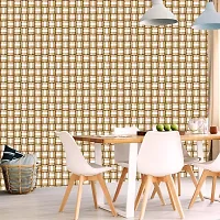 DeCorner - Self Adhesive Wallpaper for Walls (PattiSquare) Extra Large Size (300x40) Cm Wall Stickers for Bedroom | Wall Stickers for Living Room | Wall Stickers for Kitchen | Pack of-1-thumb4