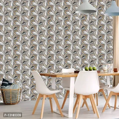 WALLWEAR - Self Adhesive Wallpaper For Walls And Wall Sticker For Home D&eacute;cor (StarSilver) Extra Large Size (300x40cm) 3D Wall Papers For Bedroom, Livingroom, Kitchen, Hall, Office Etc Decorations-thumb3