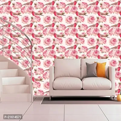 DeCorner - Self Adhesive Wallpaper for Walls (BirdFlower) Extra Large Size (300x40) Cm Wall Stickers for Wall Bedroom | Wall Stickers for Living Room | Wall Stickers for Kitchen | Pack of-1-thumb2