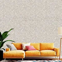 Self Adhesive Wallpapers (WhiteKhurdura) Wall Stickers Extra Large (300x40cm) for Bedroom | Livingroom | Kitchen | Hall Etc-thumb3