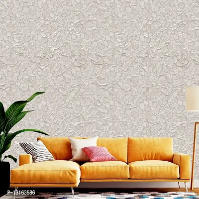 Self Adhesive Wallpapers (WhiteKhurdura) Wall Stickers Extra Large (300x40cm) for Bedroom | Livingroom | Kitchen | Hall Etc-thumb4