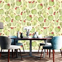 DeCorner - Self Adhesive Wallpaper for Walls (Cactus) Extra Large Size (300x40) Cm Wall Stickers for Bedroom | Wall Stickers for Living Room | Wall Stickers for Kitchen | Pack of-1-thumb3