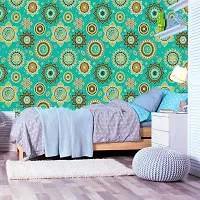 DeCorner - Self Adhesive Wallpaper for Walls (CreativeGreen) Extra Large Size (300x40) Cm Wall Stickers for Bedroom | Wall Stickers for Living Room | Wall Stickers for Kitchen | Pack of-1-thumb1