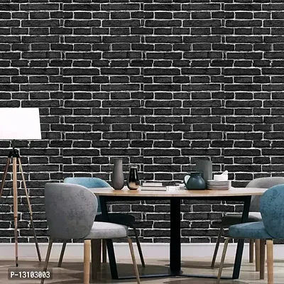 WALLWEAR - Self Adhesive Wallpaper For Walls And Wall Sticker For Home D&eacute;cor (BlackEent) Extra Large Size (300x40cm) 3D Wall Papers For Bedroom, Livingroom, Kitchen, Hall, Office Etc Decorations-thumb3