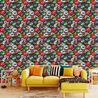 DeCorner - Self Adhesive Wallpaper for Walls (BottlesCap) Extra Large Size (300x40) Cm Wall Stickers for Bedroom | Wall Stickers for Living Room | Wall Stickers for Kitchen | Pack of-1-thumb2