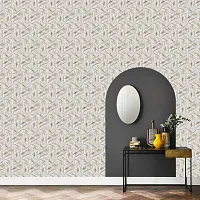 DeCorner - Self Adhesive Wallpaper for Walls (GoldenLeaf) Extra Large Size (300x40) Cm Wall Stickers for Bedroom | Wall Stickers for Living Room | Wall Stickers for Kitchen | Pack of-1-thumb1