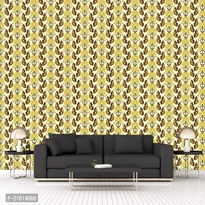 DeCorner - Self Adhesive Wallpaper for Walls (YellowButterfly) Extra Large Size (300x40) Cm Wall Stickers for Bedroom | Wall Stickers for Living Room | Wall Stickers for Kitchen | Pack of-1-thumb4