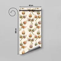 WALLWEAR - Self Adhesive Wallpaper For Walls And Wall Sticker For Home D&eacute;cor (WheatFlower) Extra Large Size (300x40cm) 3D Wall Papers For Bedroom, Livingroom, Kitchen, Hall, Office Etc Decorations-thumb1