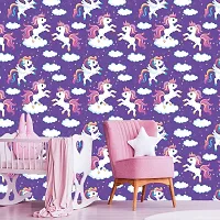 WALLWEAR - Self Adhesive Wallpaper For Walls And Wall Sticker For Home D&eacute;cor (UniconeCloud) Extra Large Size (300x40cm) 3D Wall Papers For Bedroom, Livingroom, Kitchen, Hall, Office Etc Decorations-thumb2