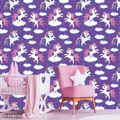 WALLWEAR - Self Adhesive Wallpaper For Walls And Wall Sticker For Home D&eacute;cor (UniconeCloud) Extra Large Size (300x40cm) 3D Wall Papers For Bedroom, Livingroom, Kitchen, Hall, Office Etc Decorations-thumb3