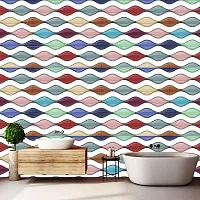 WALLWEAR - Self Adhesive Wallpaper For Walls And Wall Sticker For Home D&eacute;cor (OnionWave) Extra Large Size (300x40cm) 3D Wall Papers For Bedroom, Livingroom, Kitchen, Hall, Office Etc Decorations-thumb2