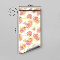 DeCorner - Self Adhesive Wallpaper for Walls (PaperRose) Extra Large Size (300x40) Cm Wall Stickers for Bedroom | Wall Stickers for Living Room | Wall Stickers for Kitchen | Pack of-1-thumb4