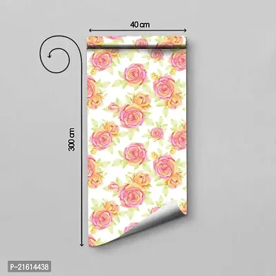 DeCorner - Self Adhesive Wallpaper for Walls (PaperRose) Extra Large Size (300x40) Cm Wall Stickers for Bedroom | Wall Stickers for Living Room | Wall Stickers for Kitchen | Pack of-1-thumb5