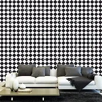 WALLWEAR - Self Adhesive Wallpaper For Walls And Wall Sticker For Home D&eacute;cor (ChessMarble) Extra Large Size (300x40cm) 3D Wall Papers For Bedroom, Livingroom, Kitchen, Hall, Office Etc Decorations-thumb3