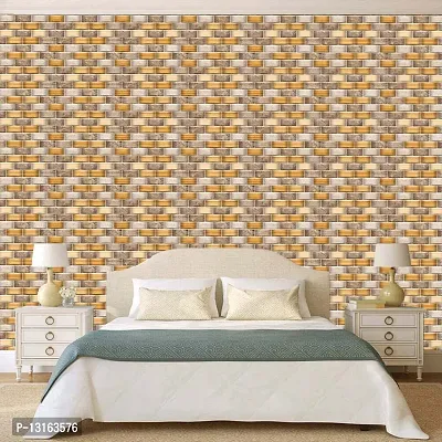 Self Adhesive Wallpapers (WallTile) Wall Stickers Extra Large (300x40cm) for Bedroom | Livingroom | Kitchen | Hall Etc-thumb3