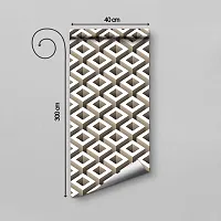 WALLWEAR - Self Adhesive Wallpaper For Walls And Wall Sticker For Home D&eacute;cor (3DCubes) Extra Large Size (300x40cm) 3D Wall Papers For Bedroom, Livingroom, Kitchen, Hall, Office Etc Decorations-thumb1
