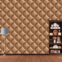 WALLWEAR - Self Adhesive Wallpaper For Walls And Wall Sticker For Home D&eacute;cor (LetherFether) Extra Large Size (300x40cm) 3D Wall Papers For Bedroom, Livingroom, Kitchen, Hall, Office Etc Decorations-thumb2