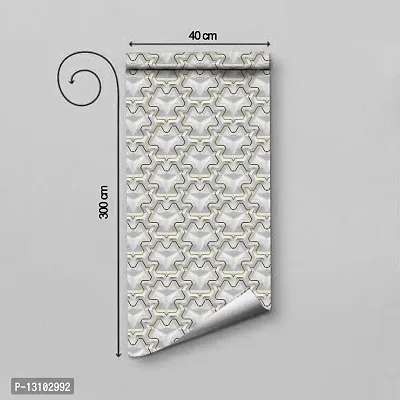 WALLWEAR - Self Adhesive Wallpaper For Walls And Wall Sticker For Home D&eacute;cor (BayGrey) Extra Large Size (300x40cm) 3D Wall Papers For Bedroom, Livingroom, Kitchen, Hall, Office Etc Decorations-thumb2