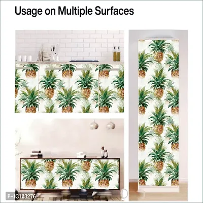 WALLWEAR - Self Adhesive Wallpaper For Walls And Wall Sticker For Home D&eacute;cor (Pineapple) Extra Large Size (300x40cm) 3D Wall Papers For Bedroom, Livingroom, Kitchen, Hall, Office Etc Decorations-thumb3