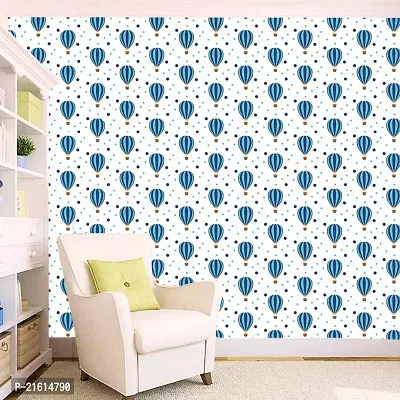 DeCorner - Self Adhesive Wallpaper for Walls (HotAirBaloon) Extra Large Size (300x40) Cm Wall Stickers for Bedroom | Wall Stickers for Living Room | Wall Stickers for Kitchen | Pack of-1-thumb5