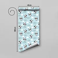 Self Adhesive Wallpapers (CloudPanda) Wall Stickers Extra Large (300x40cm) for Bedroom | Livingroom | Kitchen | Hall Etc-thumb1