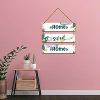 DeCorner Decorative Wooden Printed all Hanger | Wall Decor for Living Room | Wall Hangings for Home Decoration | Bedroom Wall Decor | Wooden Wall Hangings Home.(Home Sweet Home)-thumb1