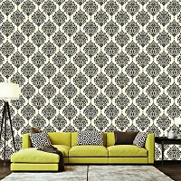 Self Adhesive Wallpapers (CrossTexture) Wall Stickers Extra Large (300x40cm) for Bedroom | Livingroom | Kitchen | Hall Etc-thumb2
