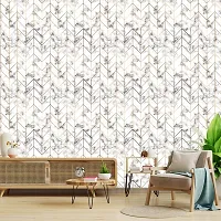 DeCorner - Self Adhesive Wallpaper for Walls (WhiteZikZak) Extra Large Size (300x40) Cm Wall Stickers for Bedroom | Wall Stickers for Living Room | Wall Stickers for Kitchen | Pack of-1-thumb3