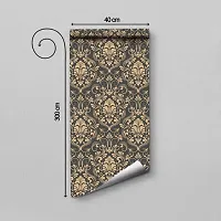 DeCorner - Self Adhesive Wallpaper for Walls (BlackGold) Extra Large Size (300x40) Cm Wall Stickers for Bedroom | Wall Stickers for Living Room | Wall Stickers for Kitchen | Pack of-1-thumb4