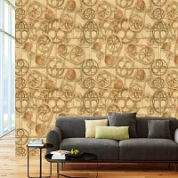 Self Adhesive Wallpapers (Mechanical) Wall Stickers Extra Large (300x40cm) for Bedroom | Livingroom | Kitchen | Hall Etc-thumb3