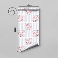 Self Adhesive Wallpapers (CollageFlower) Wall Stickers Extra Large (300x40cm) for Bedroom | Livingroom | Kitchen | Hall Etc-thumb1