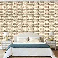 DeCorner - Self Adhesive Wallpaper for Walls (FloralBrick) Extra Large Size (300x40) Cm Wall Stickers for Bedroom | Wall Stickers for Living Room | Wall Stickers for Kitchen | Pack of-1-thumb4