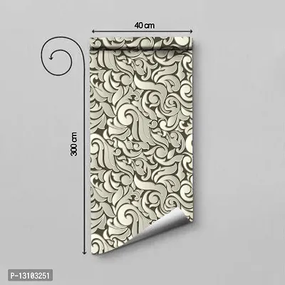 WALLWEAR - Self Adhesive Wallpaper For Walls And Wall Sticker For Home D&eacute;cor (OutLineDesign) Extra Large Size (300x40cm) 3D Wall Papers For Bedroom, Livingroom, Kitchen, Hall, Office Etc Decorations-thumb2