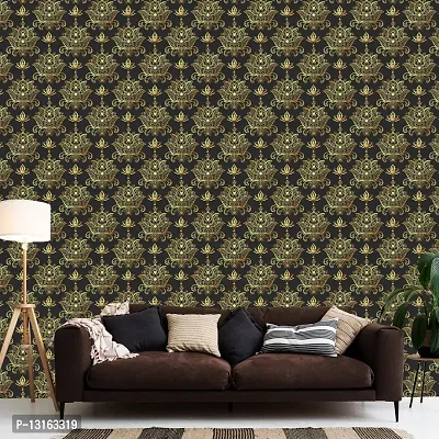 Self Adhesive Wallpapers (GoldenLotus) Wall Stickers Extra Large (300x40cm) for Bedroom | Livingroom | Kitchen | Hall Etc-thumb4