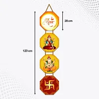 DeCorner Decorative Wooden Printed all Hanger | Wall Hanging Decor | Wall Decor | Wall Decorative Showpiece | Religious Decor (30x30) Cm Wall Decor Hanging (Shubh laabh New)-thumb3