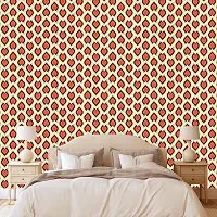 WALLWEAR - Self Adhesive Wallpaper For Walls And Wall Sticker For Home D&eacute;cor (FlameLeaf) Extra Large Size (300x40cm) 3D Wall Papers For Bedroom, Livingroom, Kitchen, Hall, Office Etc Decorations-thumb3