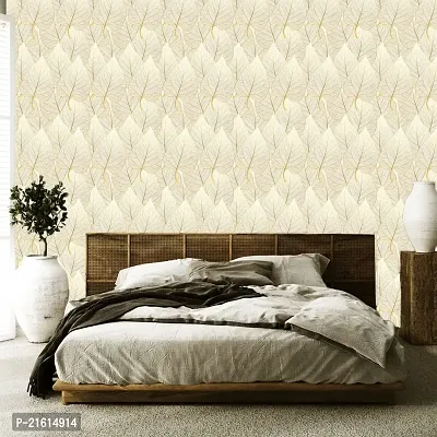 DeCorner - Self Adhesive Wallpaper for Walls (GoldenPipleLeaf) Extra Large Size (300x40) Cm Wall Stickers for Bedroom | Wall Stickers for Living Room | Wall Stickers for Kitchen | Pack of-1-thumb2