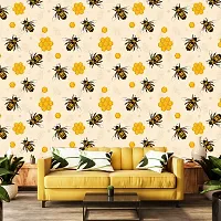 Self Adhesive Wallpapers (MadhuMakkhi) Wall Stickers Extra Large (300x40cm) for Bedroom | Livingroom | Kitchen | Hall Etc-thumb3