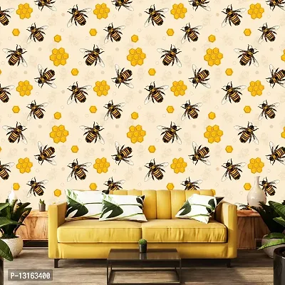 Self Adhesive Wallpapers (MadhuMakkhi) Wall Stickers Extra Large (300x40cm) for Bedroom | Livingroom | Kitchen | Hall Etc-thumb4