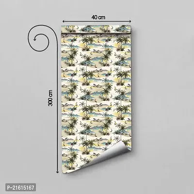 DeCorner - Self Adhesive Wallpaper for Walls (Paradise) Extra Large Size (300x40) Cm Wall Stickers for Bedroom | Wall Stickers for Living Room | Wall Stickers for Kitchen | Pack of-1-thumb2