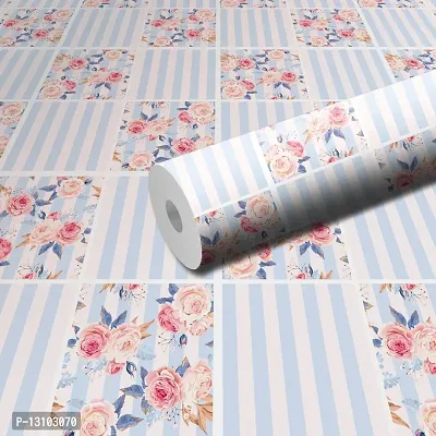 WALLWEAR - Self Adhesive Wallpaper For Walls And Wall Sticker For Home D&eacute;cor (CollageFlower) Extra Large Size (300x40cm) 3D Wall Papers For Bedroom, Livingroom, Kitchen, Hall, Office Etc Decorations