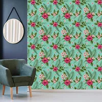 DeCorner - Self Adhesive Wallpaper for Walls (GardenFlower) Extra Large Size (300x40) Cm Wall Stickers for Bedroom | Wall Stickers for Living Room | Wall Stickers for Kitchen | Pack of-1-thumb1