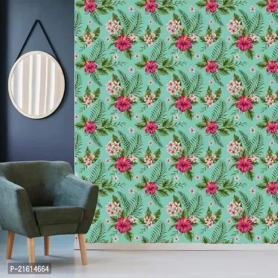 DeCorner - Self Adhesive Wallpaper for Walls (GardenFlower) Extra Large Size (300x40) Cm Wall Stickers for Bedroom | Wall Stickers for Living Room | Wall Stickers for Kitchen | Pack of-1-thumb2