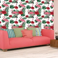 WALLWEAR - Self Adhesive Wallpaper For Walls And Wall Sticker For Home D&eacute;cor (SwanFlower) Extra Large Size (300x40cm) 3D Wall Papers For Bedroom, Livingroom, Kitchen, Hall, Office Etc Decorations-thumb3