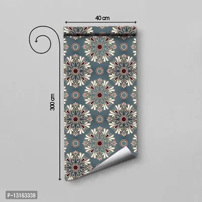 Self Adhesive Wallpapers (GreyDesign) Wall Stickers Extra Large (300x40cm) for Bedroom | Livingroom | Kitchen | Hall Etc-thumb2