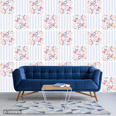 WALLWEAR - Self Adhesive Wallpaper For Walls And Wall Sticker For Home D&eacute;cor (CollageFlower) Extra Large Size (300x40cm) 3D Wall Papers For Bedroom, Livingroom, Kitchen, Hall, Office Etc Decorations-thumb4