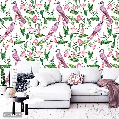 DeCorner - Self Adhesive Wallpaper for Walls (Bulbul) Extra Large Size (300x40) Cm Wall Stickers for Bedroom | Wall Stickers for Living Room | Wall Stickers for Kitchen | Pack of-1-thumb2