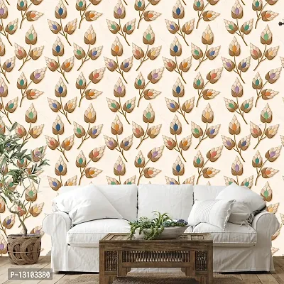 WALLWEAR - Self Adhesive Wallpaper For Walls And Wall Sticker For Home D&eacute;cor (WheatFlower) Extra Large Size (300x40cm) 3D Wall Papers For Bedroom, Livingroom, Kitchen, Hall, Office Etc Decorations-thumb4