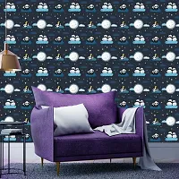 Self Adhesive Wallpapers (NightPanda) Wall Stickers Extra Large (300x40cm) for Bedroom | Livingroom | Kitchen | Hall Etc-thumb3