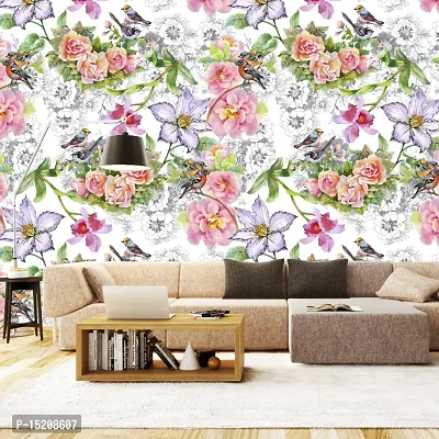 Stylish Fancy Designer Vinyl Self Adhesive Wallpaper Stickers For Home Decoration Big Size 300x40 Cm Wall Stickers For Wall-thumb3